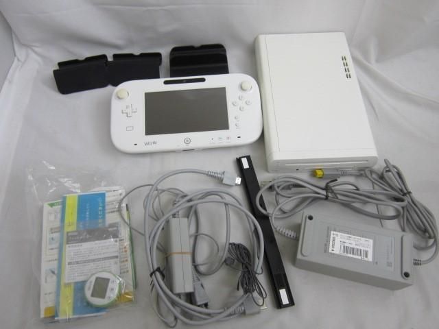 【まとめ売り 中古品】 ゲーム Wii U 本体 WUP-101 32GB ホワイト ファミリープレミアムセット+Wii fit U 動作品_画像4