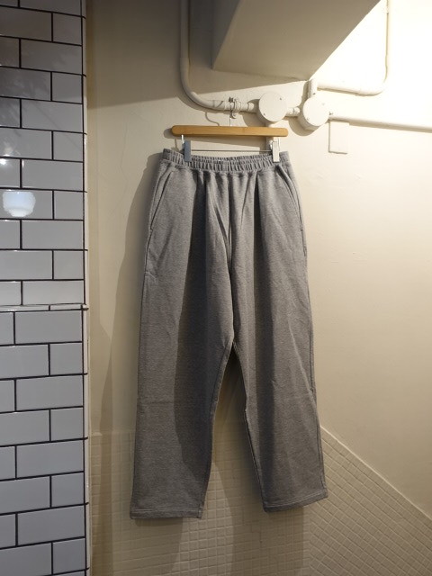 グラフペーパー Graphpaper　スウェット　パンツ　グレー　サイズF　GM233-70143　美品　MEN Ultra Compact Terry Sweat Pants　23AW