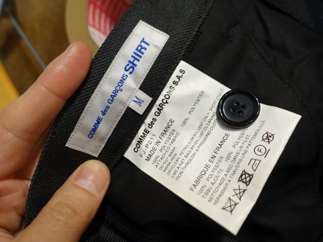 コムデギャルソン　SHIRT　ジップ　カーゴ　パンツ　ポケット　サイズＭ　ＦＪ－Ｐ０１１　未使用_画像5