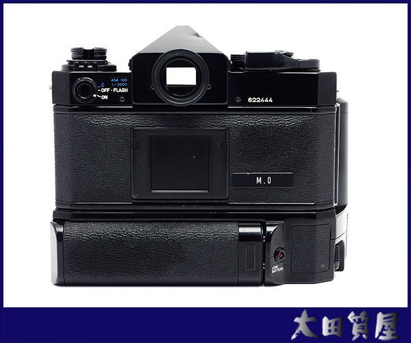 36)質屋☆Canon F-1 後期 ボディ + ZOOM LENS FD 35-70mm F2.8-3.5 + パワーワインダーF シャター 露出 動作品 中古☆1円～売り切り_画像3