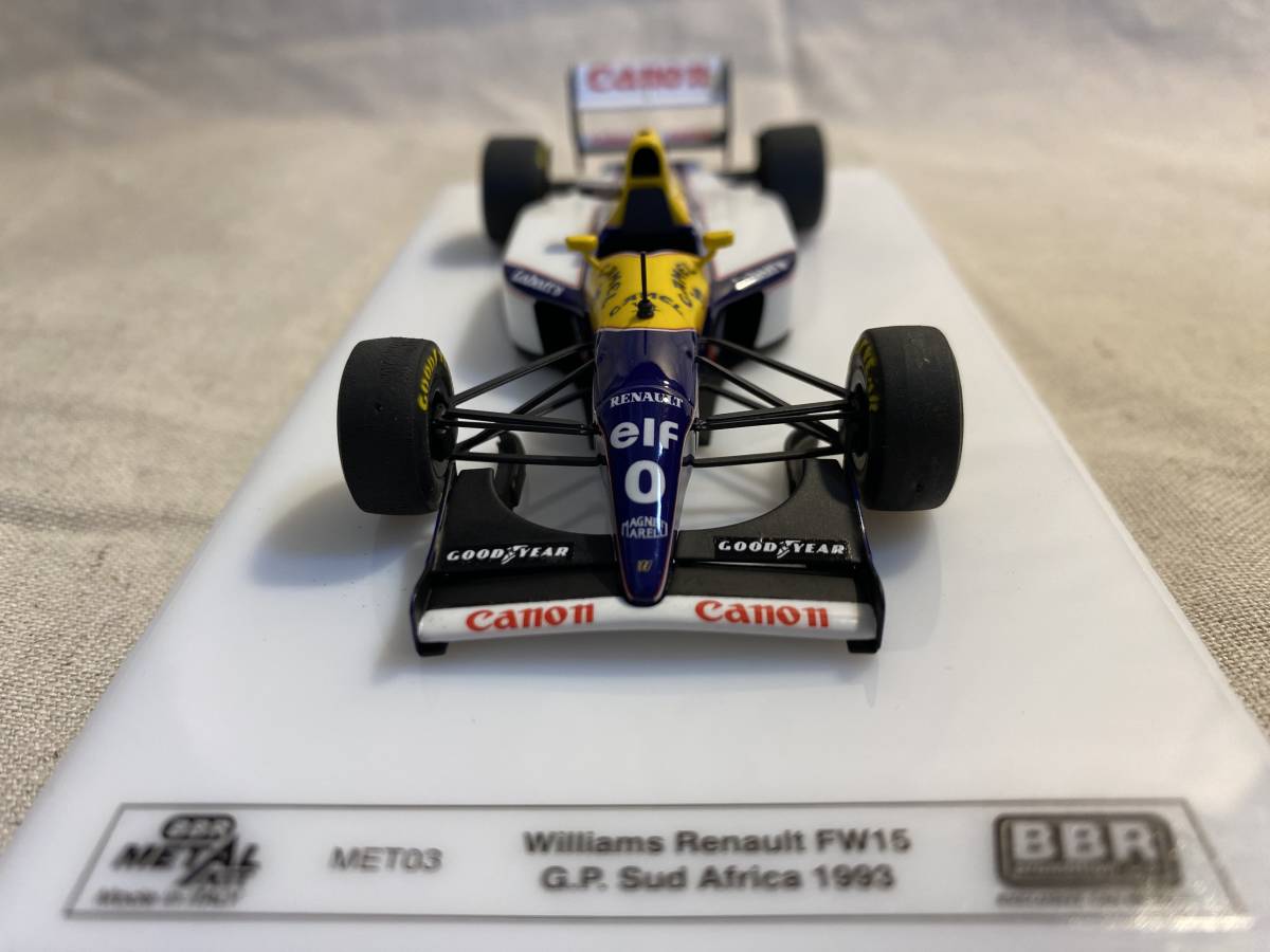 1/43　BBR　Williams　Renauit　FW15　　素人完成品_画像2