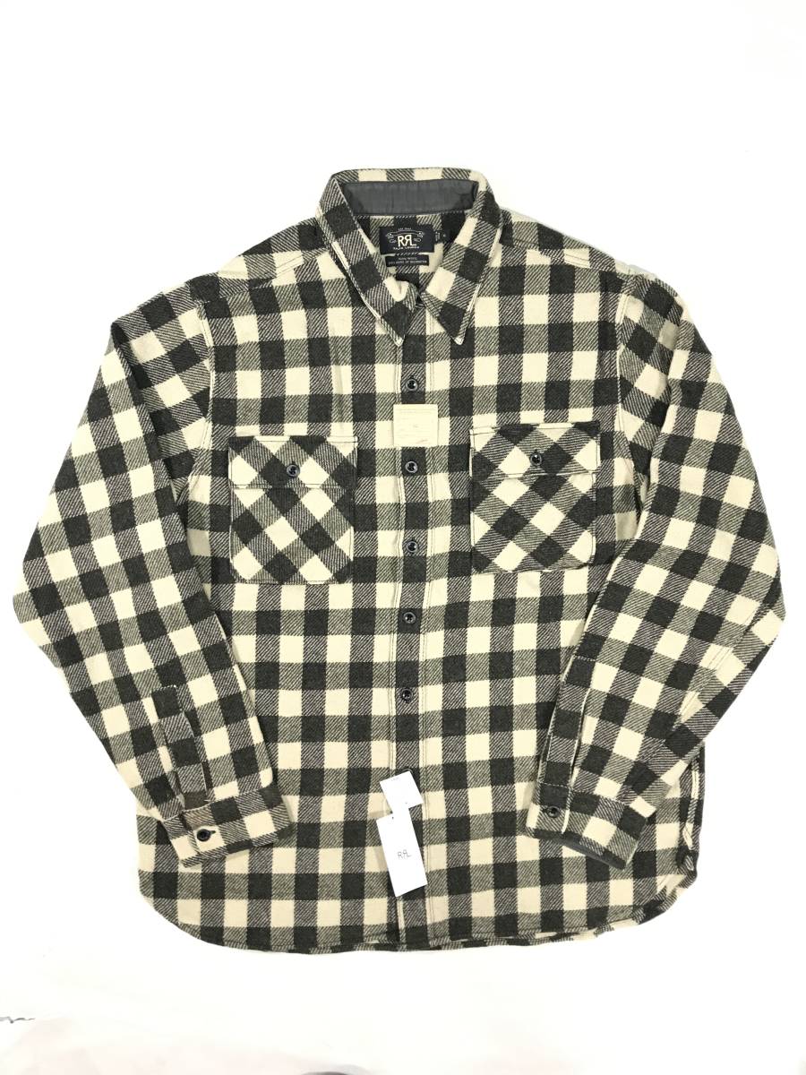 新品 14562 RRL XLサイズ ウール シャツ チェック ビンテージ polo