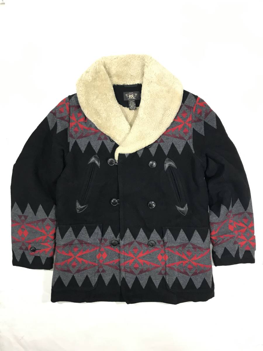 新品 14629 RRL Sサイズ ネイティブ ウール コート ダブルアールエル polo ralph lauren ポロ ラルフ ローレン _画像9