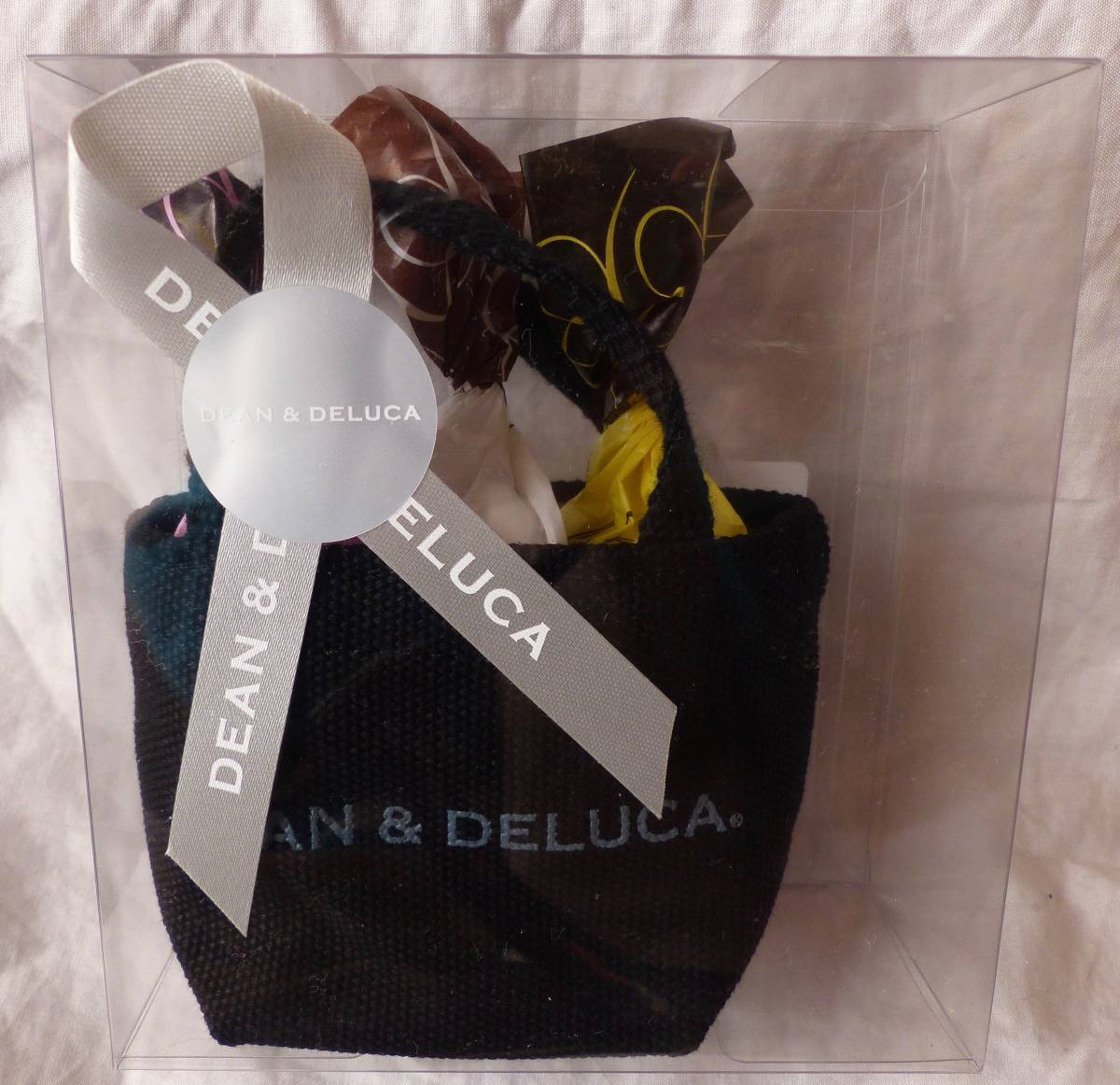  Dean and Dell -ka шоколад D&D Mini большая сумка черный ×chitidama3 шт. комплект DEAN & DELUCA