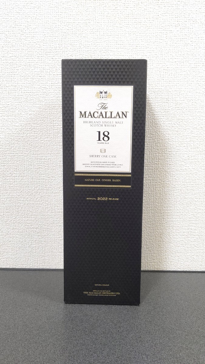 マッカラン18年 外箱 化粧箱 MACALLAN ザマッカラン18年_画像1