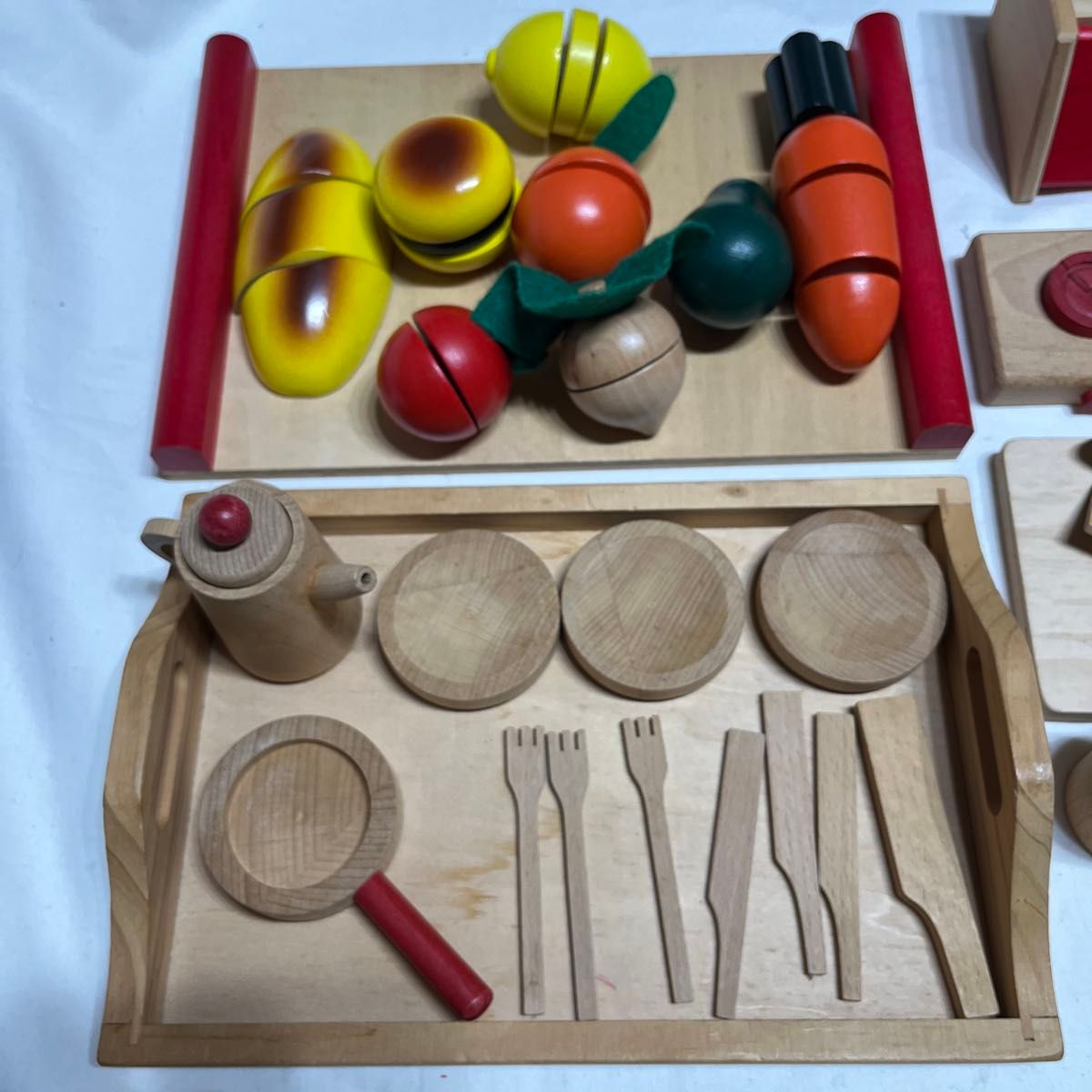 エド・インター　キッチンセット　木のおもちゃ 木製 知育玩具 ままごと おままごと