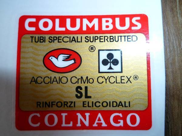 ★ COLUMBUS コロンバス COLNAGO コルナゴ SL フレーム ステッカー デカール ★の画像2