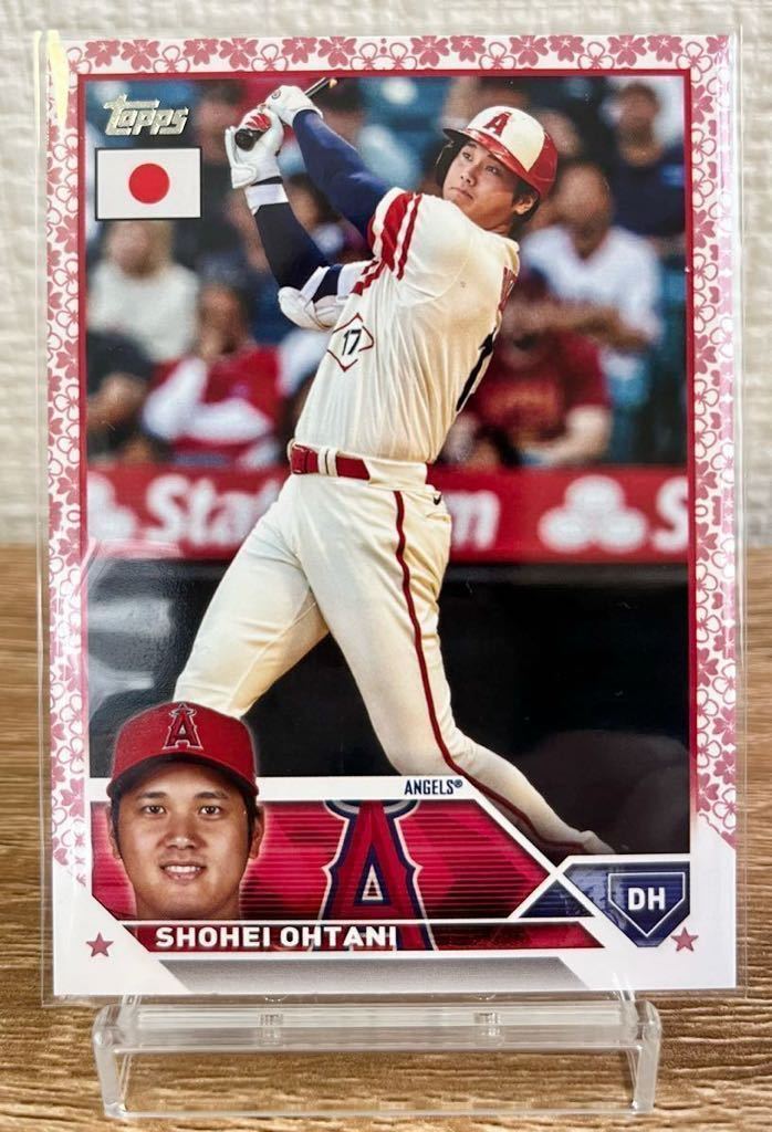 【99枚限定】大谷翔平 桜パラレル 2023 Topps MLB Japan Edition_画像1