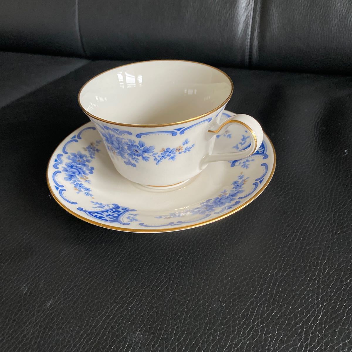 ノリタケ アイボリーチャイナ ivory china Noritake カップ&ソーサー2客 ペア カップ &ソーサー_画像6