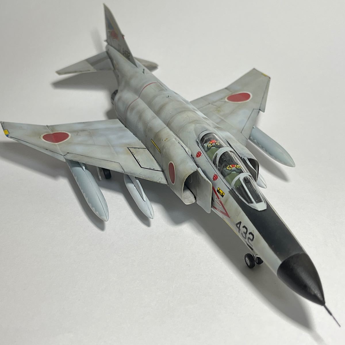 ハセガワ 1/72 F-4EJ ファントム　完成品 塗装済　航空自衛隊 戦闘機　プラモデル　_画像1