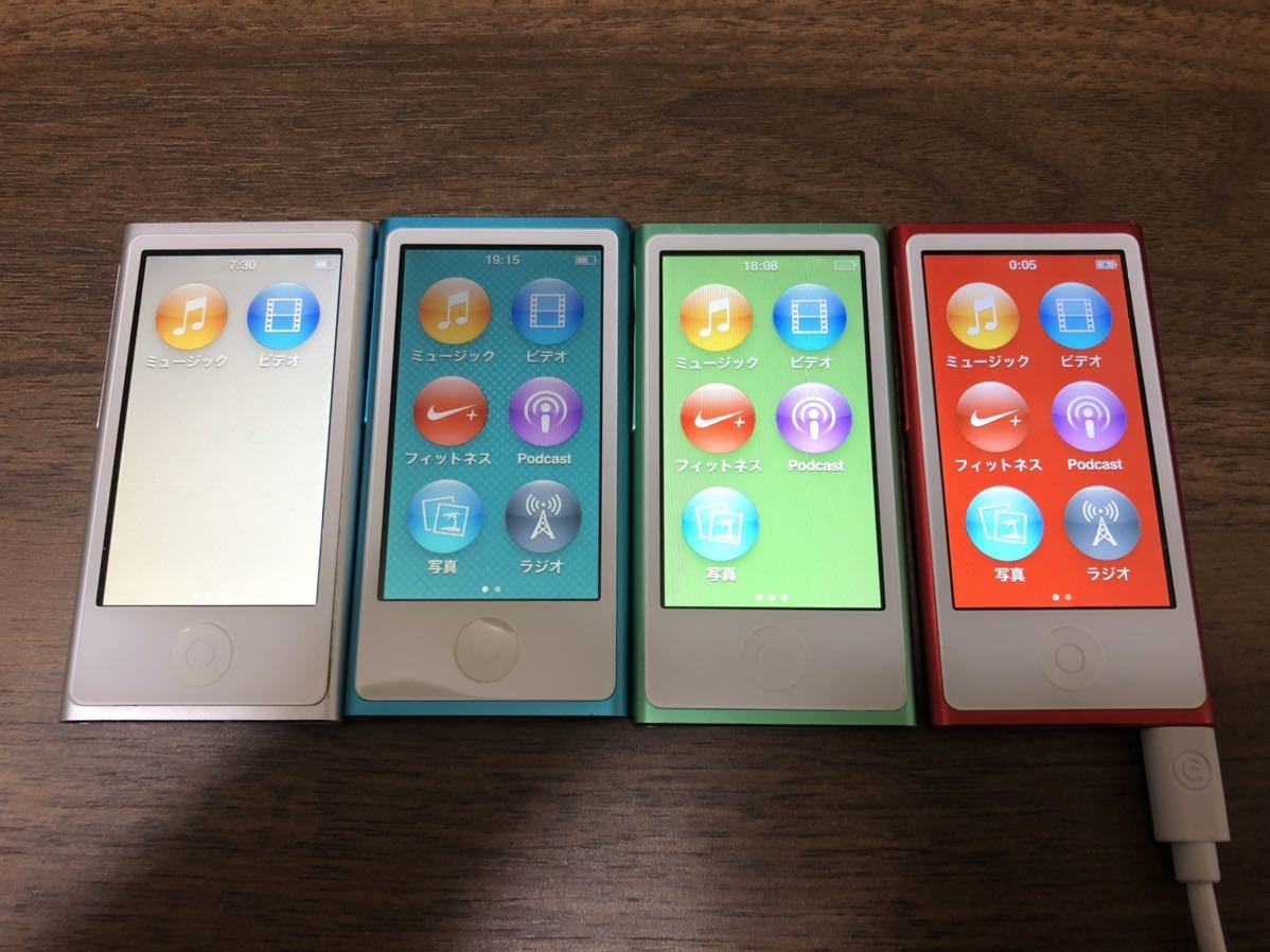 【動作確認済み】Apple iPod nano 第7世代　A1446 　5台 セット まとめ　/// アイポッド　アップル　clasicc shuffle 5 6_画像7