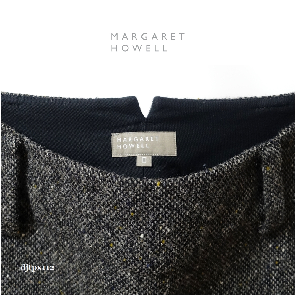 定価46,440円*カタログ掲載*MARGARET HOWELL*2018AW*ウールツイード テーラード スカート*WOOL TWEED*サイズ3_画像5