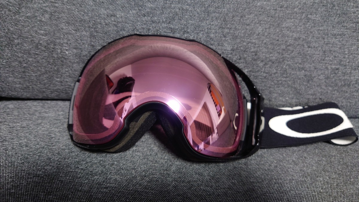 【送料無料】【美中古】OAKLEY AIRBRAKE XL PRIZM HI PINK スペアレンズ付 オークレー オークリー エアブレイク プリズム パーシモン_画像2