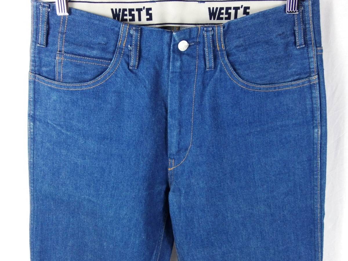 ■WESTOVERALLS ウエストオーバーオールズ / 806T DENIM SLIM TAPERED / 日本製 / メンズ / インディゴ スリムテーパード デニムパンツ W30_画像5