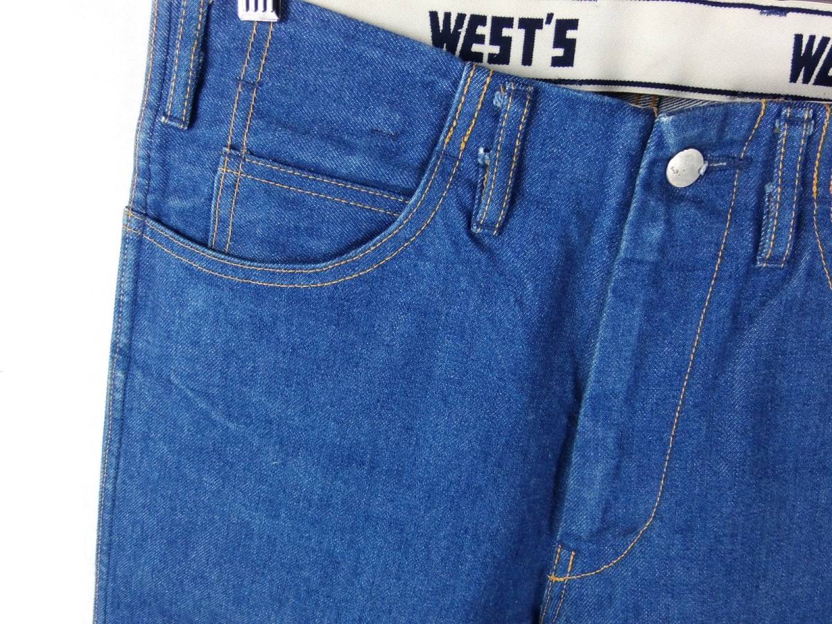 ■WESTOVERALLS ウエストオーバーオールズ / 806T DENIM SLIM TAPERED / 日本製 / メンズ / インディゴ スリムテーパード デニムパンツ W30_画像7