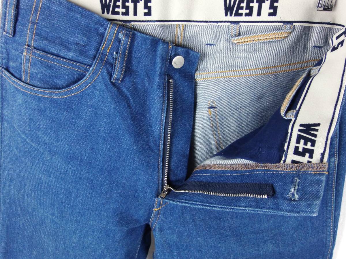 ■WESTOVERALLS ウエストオーバーオールズ / 806T DENIM SLIM TAPERED / 日本製 / メンズ / インディゴ スリムテーパード デニムパンツ W30_画像8