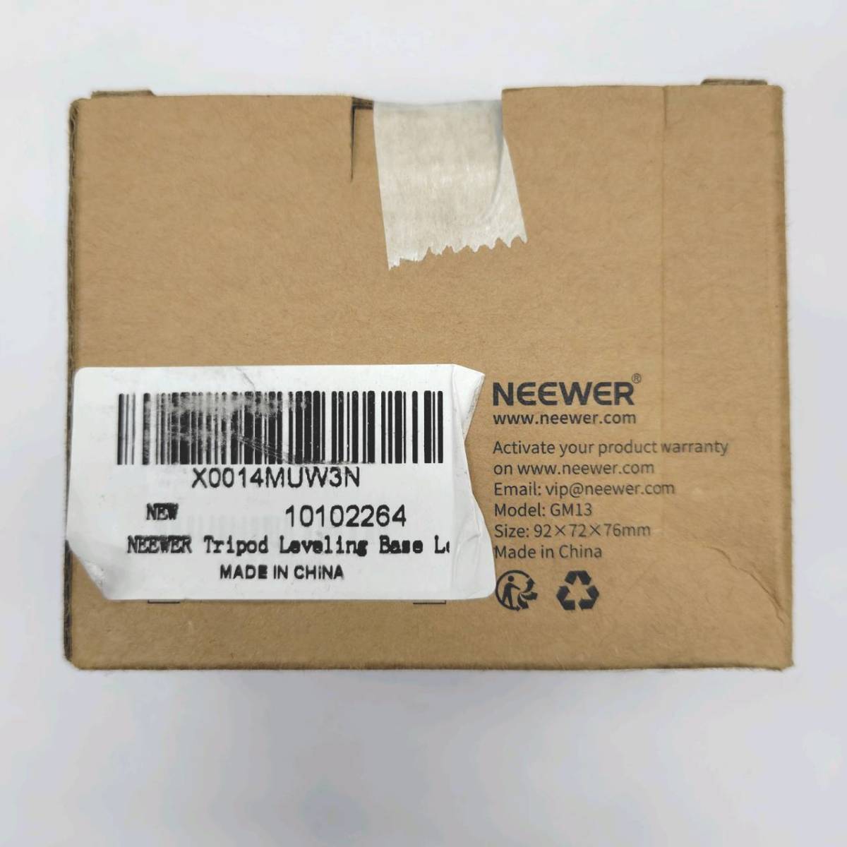 ★【在庫処分価格】NEEWER 三脚レベリングベース (55mm) アルミ製 1/4"クイックリリースプレート GM13☆T01-254a_画像4