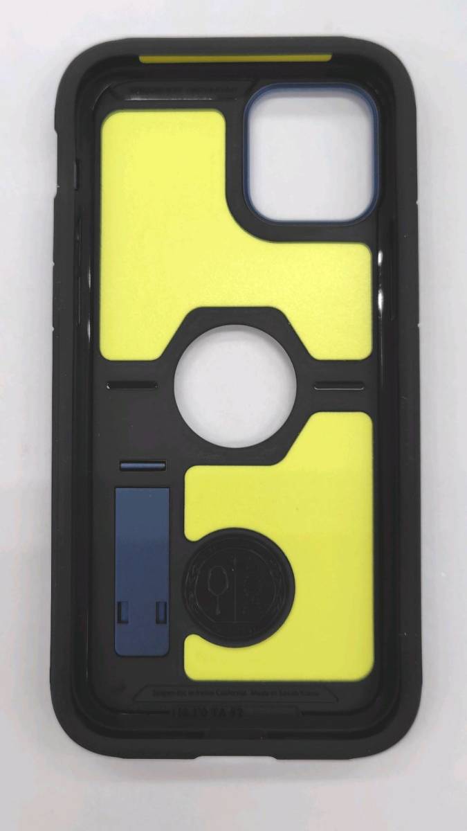 ★【在庫処分価格】Spigen iPhone12Pro ケース　タフ・アーマー ACS02298 (ネイビー・ブルー)☆C01-017_画像3
