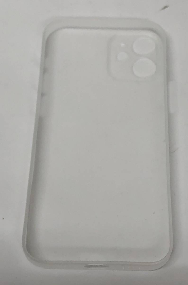 ★【在庫処分価格】iPhone 12 Mini対応 0.3mm極薄ケース memumi超軽量 マット クリアホワイト☆C01-285a_画像3