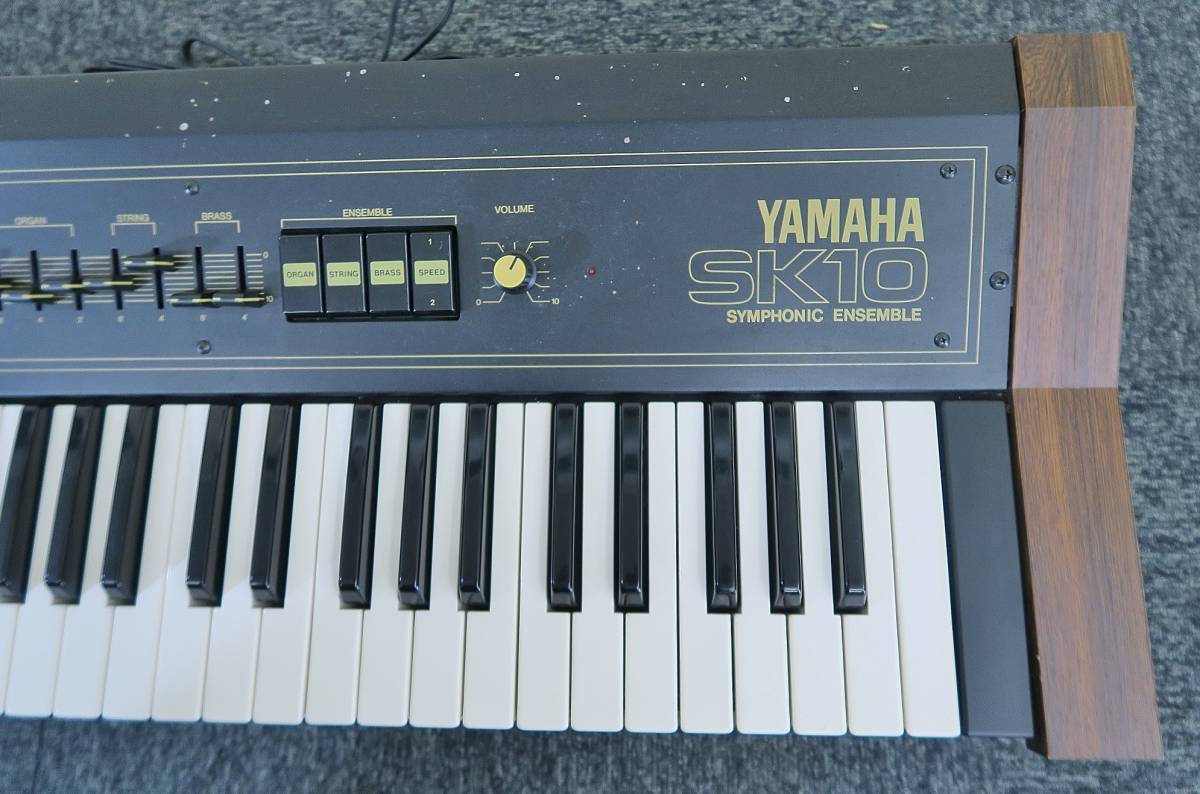 YAMAHA/ヤマハ SK10 アナログシンセサイザー(115　電子オルガン/ケース付/シンフォニックアンサンブル_画像4