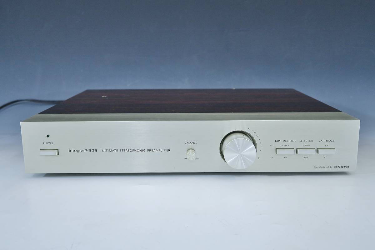 ONKYO(オンキョー) Integra P-303 薄型プリアンプ 整備済み 完 ONKYO(オンキョー) Integra P-303 薄型プリアンプ 整備済み 完