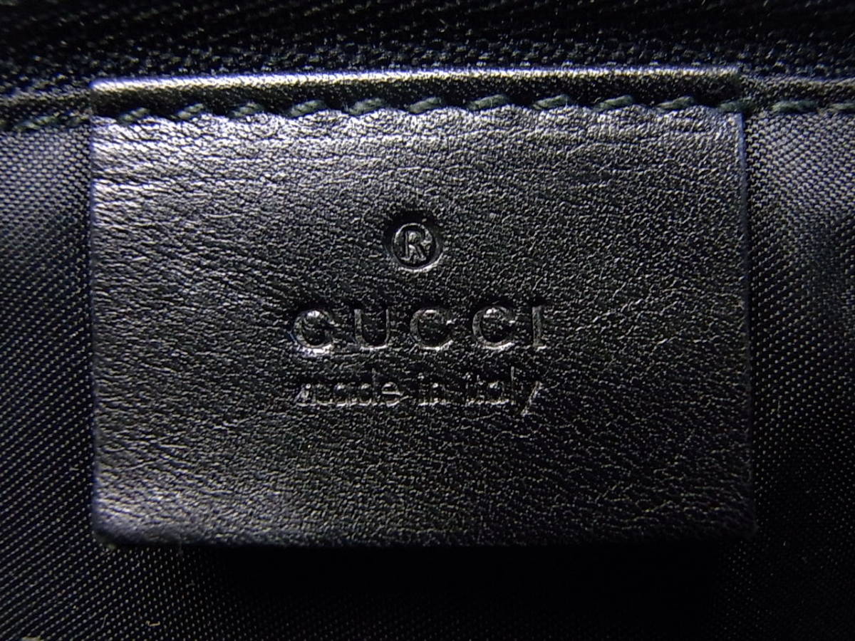 GUCCI/グッチ　ポーチバッグ・化粧ポーチ　GG柄　USED/箱付き_画像8