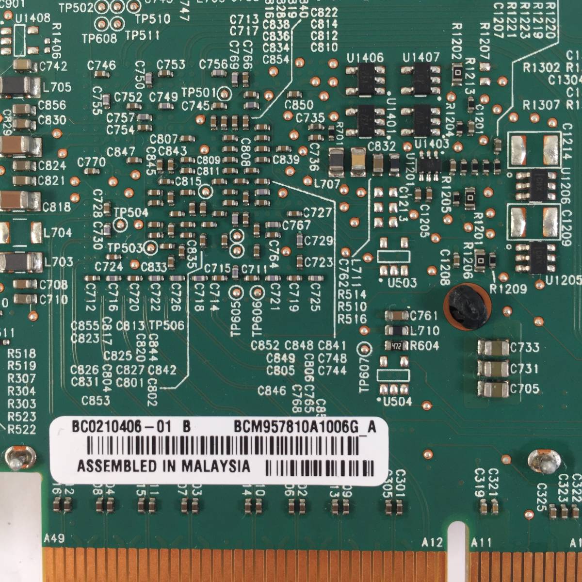 K6013172 BROADCOM BCM957810A1006G Dual Port 10gb アダプターカード 1点【現状お渡し品】の画像6