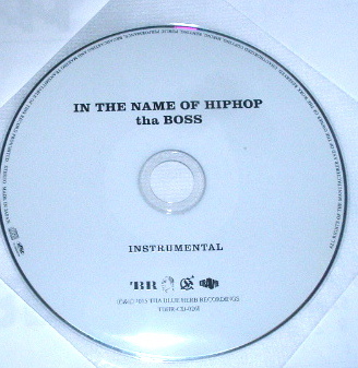 ディスクのみ ジャンク (インスト盤）tha BOSS (tha blue herb)/in the name of hiphop(instrumental)~boss the mc TBHR _画像1