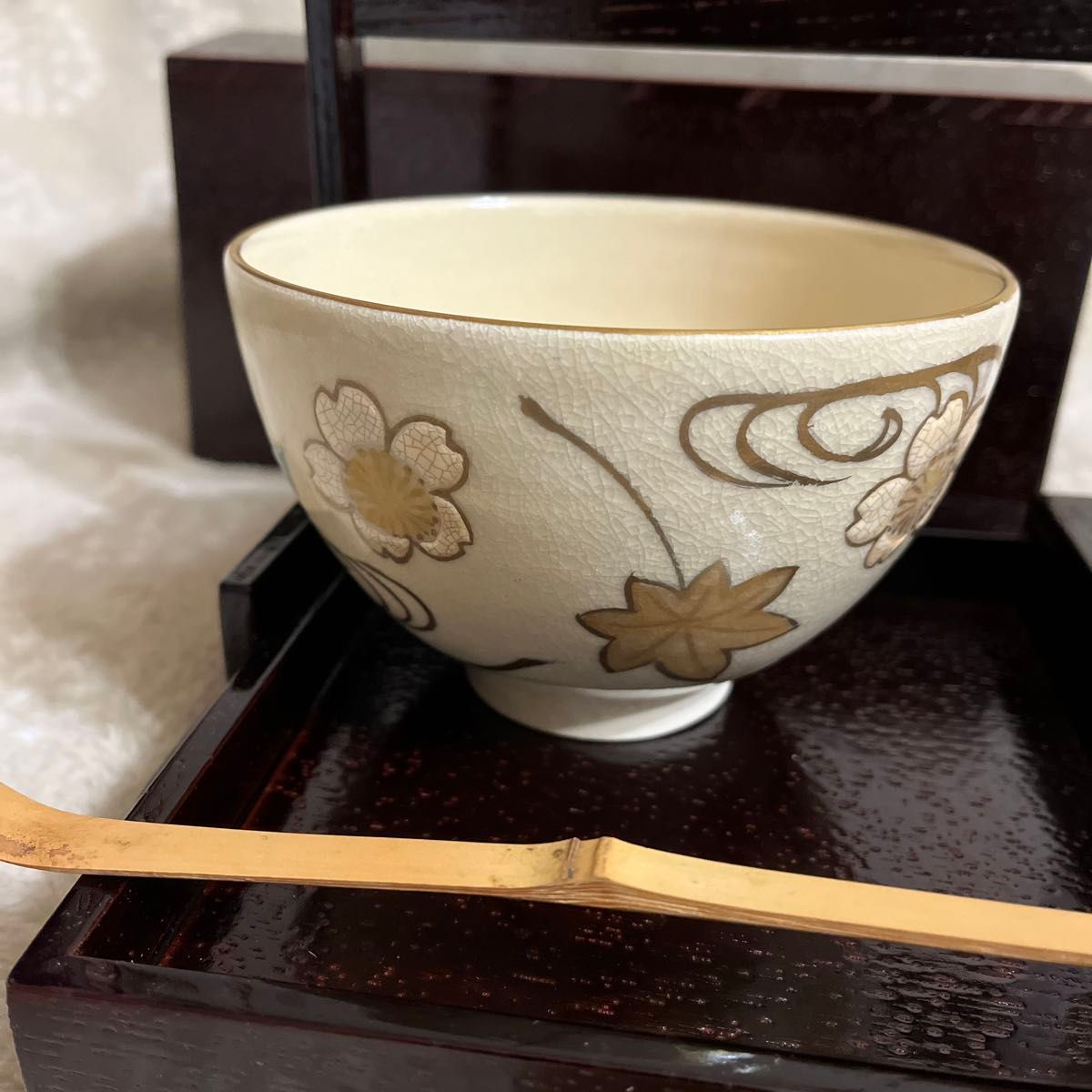 新品・未使用♪  本格茶道具セット　手提抹茶セット    茶道表千家  千家薄茶器　お薄　野点もできる