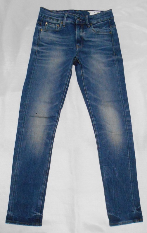 G-STAR RAW ジースターロウ ESSENTIALS　3301 Ultra High Super Skinny Jeans　スーパースキニー デニムジーンズ　赤耳　高級ライン　W25_画像1
