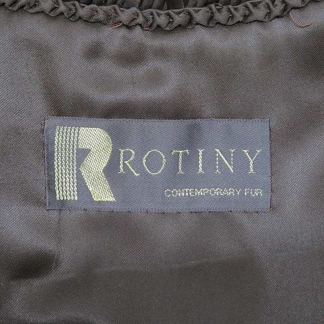 #wnc サガミンク SAGAMINK ロティニー ROTINY 毛皮コート 15 茶 大きいサイズ レディース [846536]_画像7