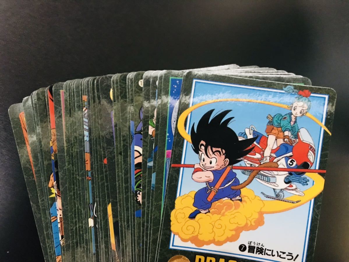 ドラゴンボール カードダス ビジュアルアドベンチャー パート1弾 全36種類 ノーマルコンプ 1991 Dragonball carddass VA complete set_画像4