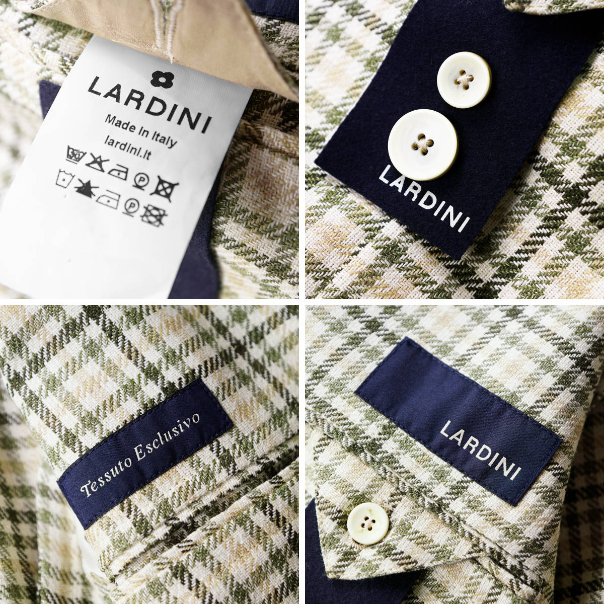 合わせやすさ抜群 ウールリネンシルク 新品13 2万【LARDINI