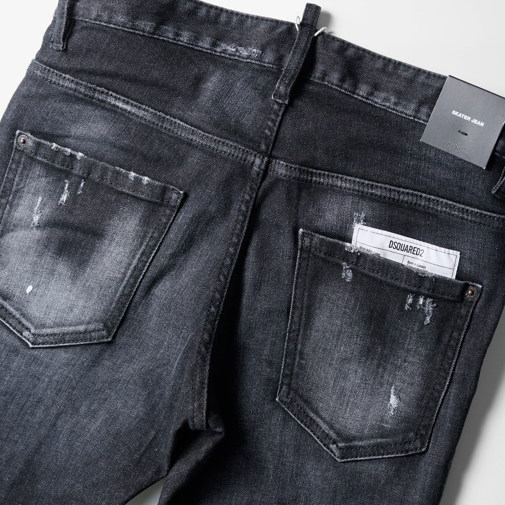 ストレッチ多めで履きやすい SKATER 新品8 3万【DSQUARED2 ストレッチ多めで履きやすい SKATER 新品8 3万【DSQUARED2