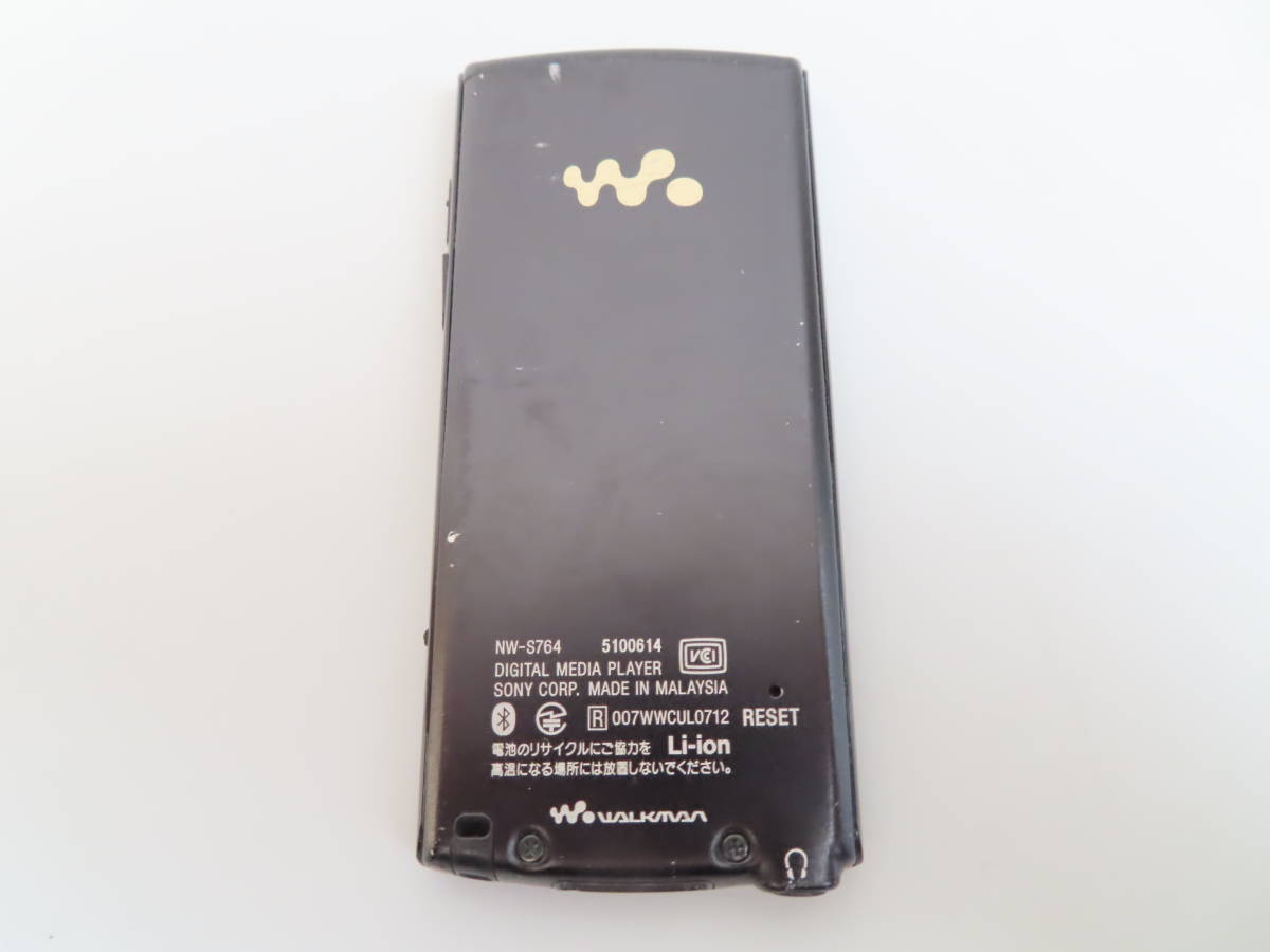 SONY WALKMAN Sシリーズ NW-S764 8GB ブラック Bluetooth対応_画像3