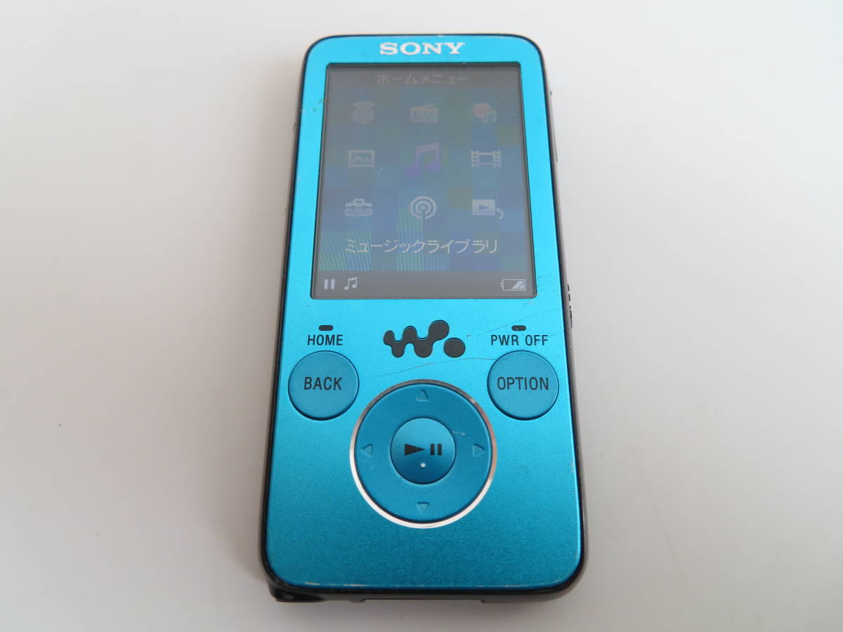 SONY WALKMAN Sシリーズ NW-S636F 4GB ブルー_画像1