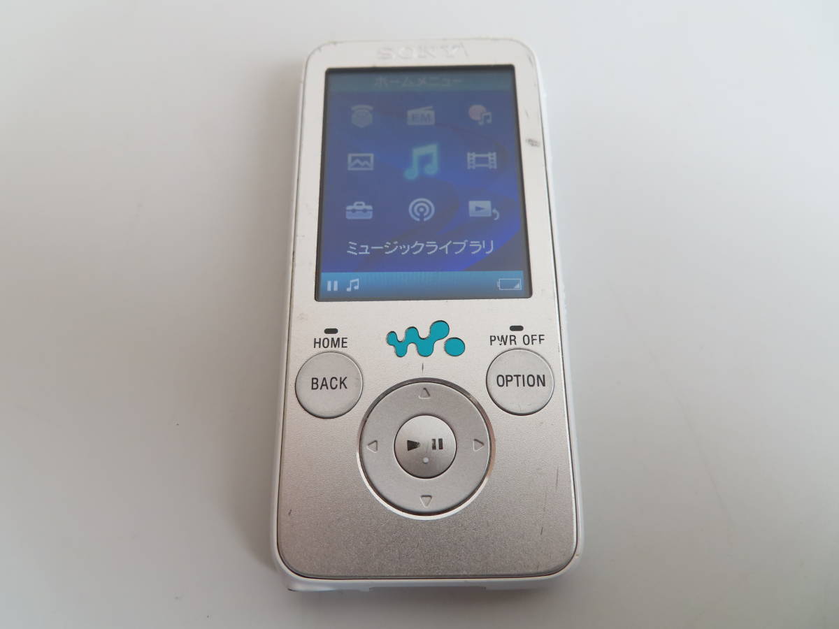 SONY WALKMAN Sシリーズ NW-S638F 8GB ホワイト_画像1