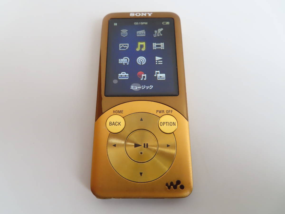 SONY WALKMAN Sシリーズ NW-S755 16GB ゴールド_画像1