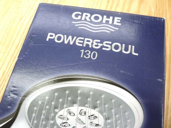 未使用展示品●GROHE/グローエ パワーアンドソウル POWER＆SOUL130 ライトグレー シャワーヘッド ハンドシャワー 2767300J ドイツ製の画像5