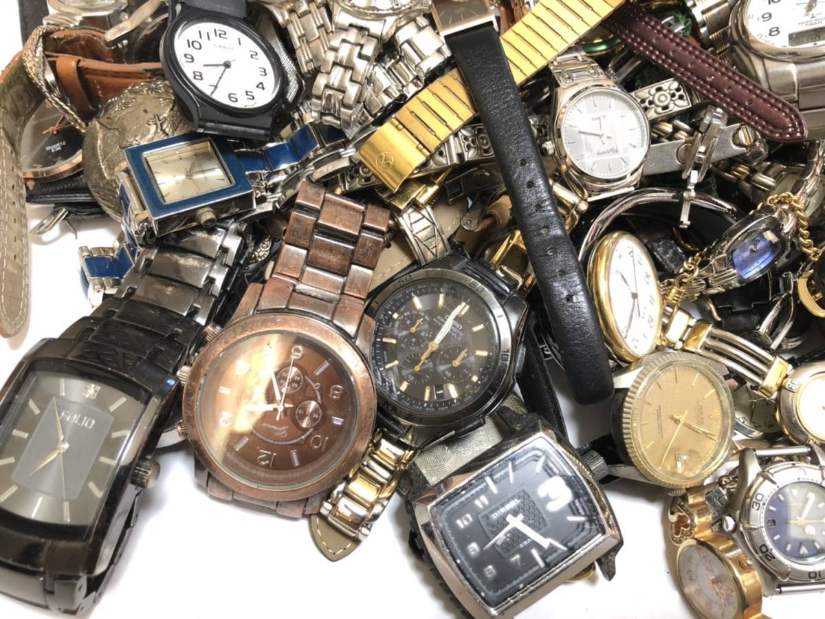 ジャンク 腕時計 300本以上 SEIKO CITIZEN CASIO セイコー シチズン カシオ ブランド まとめ売り 大量 まとめて 動作未確認品_画像2