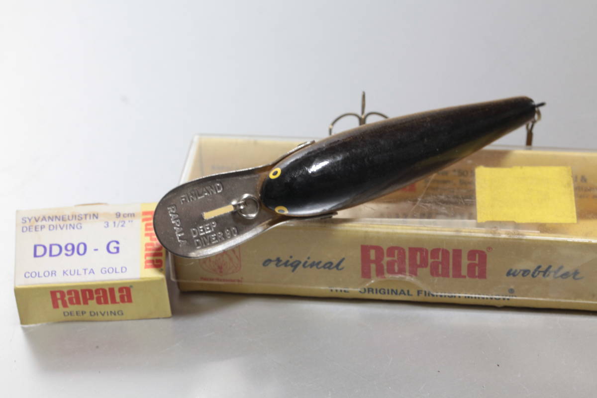 出品当日終了 ラパラ ディープダイバー DD90 G Rapala Deep Diver 90 コーデル バグリー スミスウィック ノーマン ヘドン オールド_画像3