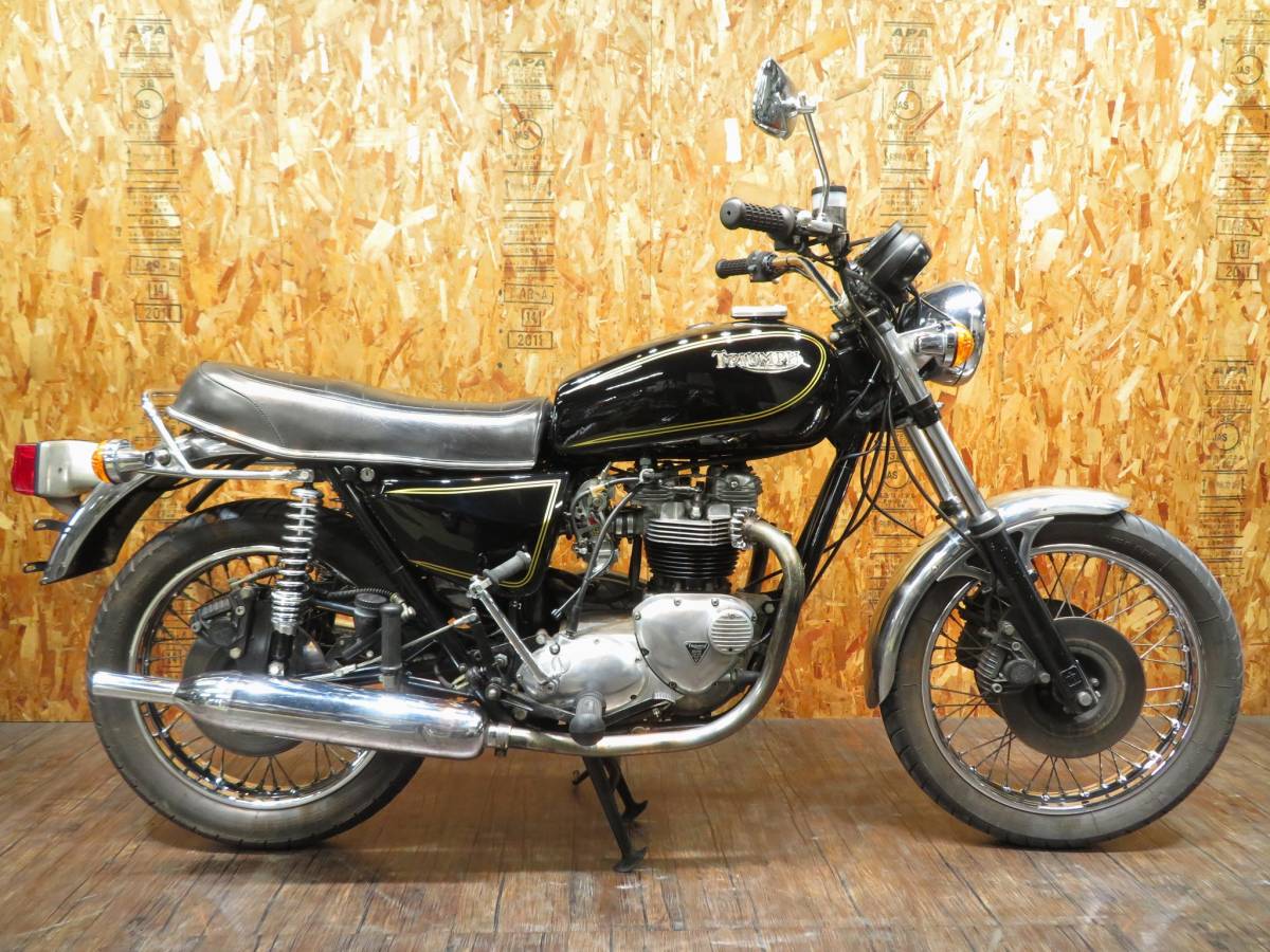 【動画付】車検：令和6年9月まで 初年度登録：昭和63年 FCRキャブ装着 T140 ボンネビル / T120R TR5 TR6 T100 5T 6T Trophy_画像1