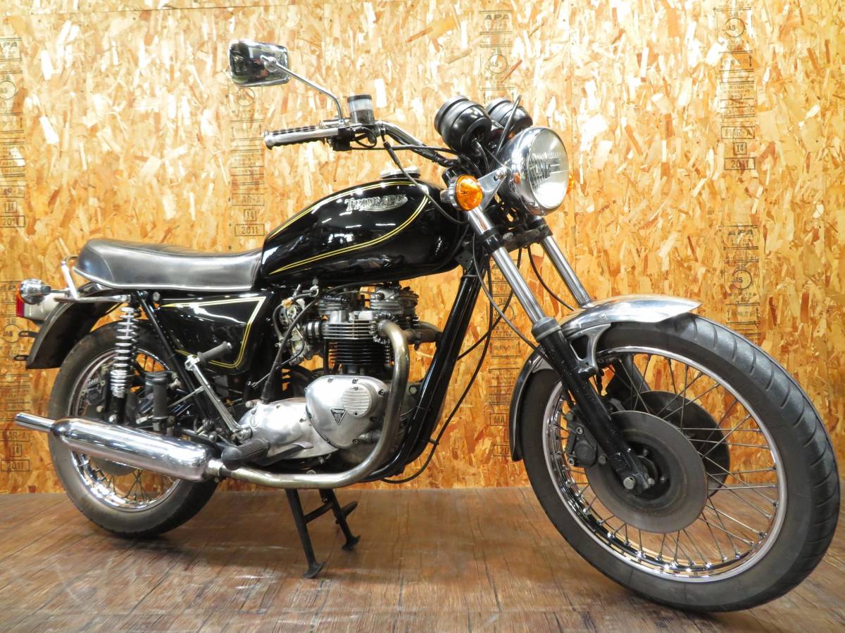 【動画付】車検：令和6年9月まで 初年度登録：昭和63年 FCRキャブ装着 T140 ボンネビル / T120R TR5 TR6 T100 5T 6T Trophy_画像2