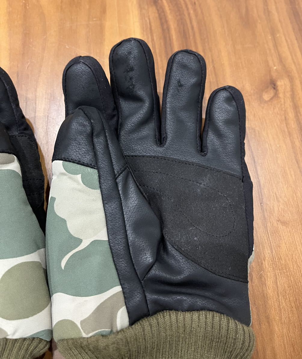 【送料無料】希少 ノースフェイス スノーグローブ カモフラージュLサイズ NN61311手袋 Glove_画像5