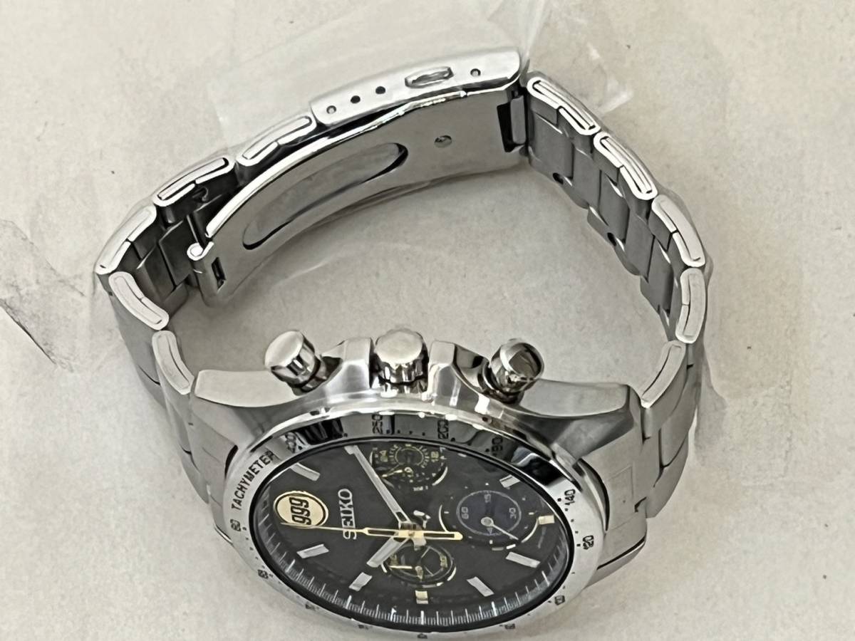 【MSO4026it】30000円～ SEIKO セイコー 銀河鉄道999 生誕45周年記念ウォッチ 時計 未使用 クロノグラフ 不動 8T63-01N0 クォーツ 298/999_画像5