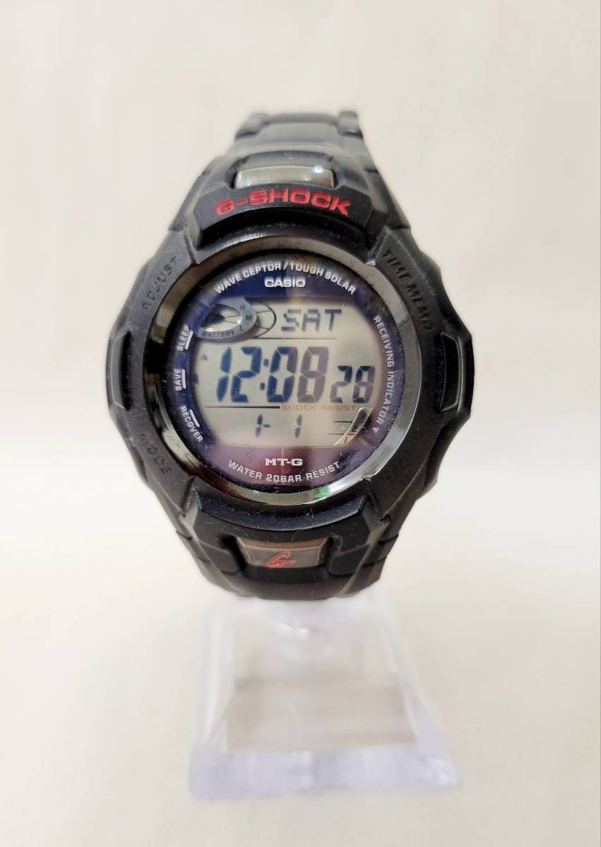 【MSO-3899FH】1円スタート CASIO カシオ G-SHOCK MT-G MTG-900IDJ 稼働品 動作品 腕時計 デジタル ブラック メンズ ファッション 中古 _画像3