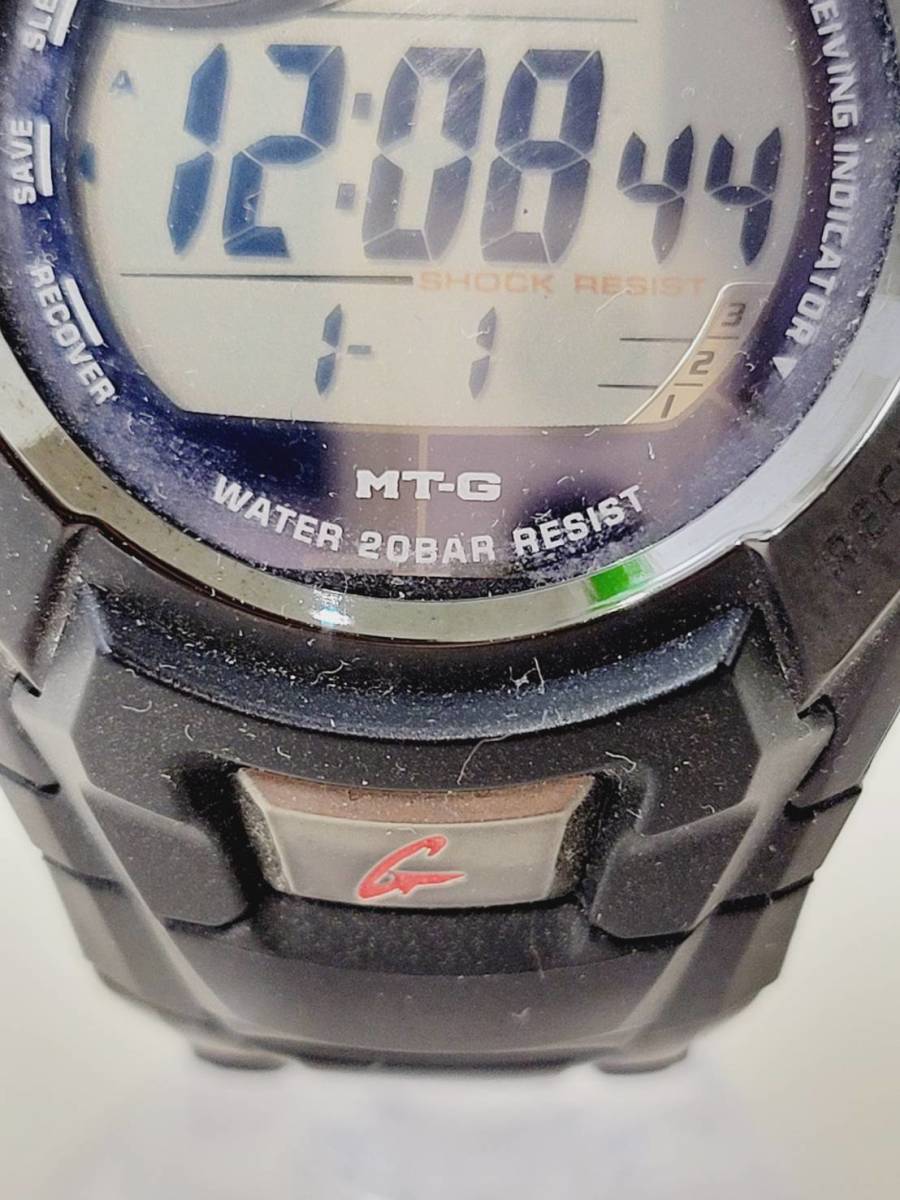 【MSO-3899FH】1円スタート CASIO カシオ G-SHOCK MT-G MTG-900IDJ 稼働品 動作品 腕時計 デジタル ブラック メンズ ファッション 中古 _画像5