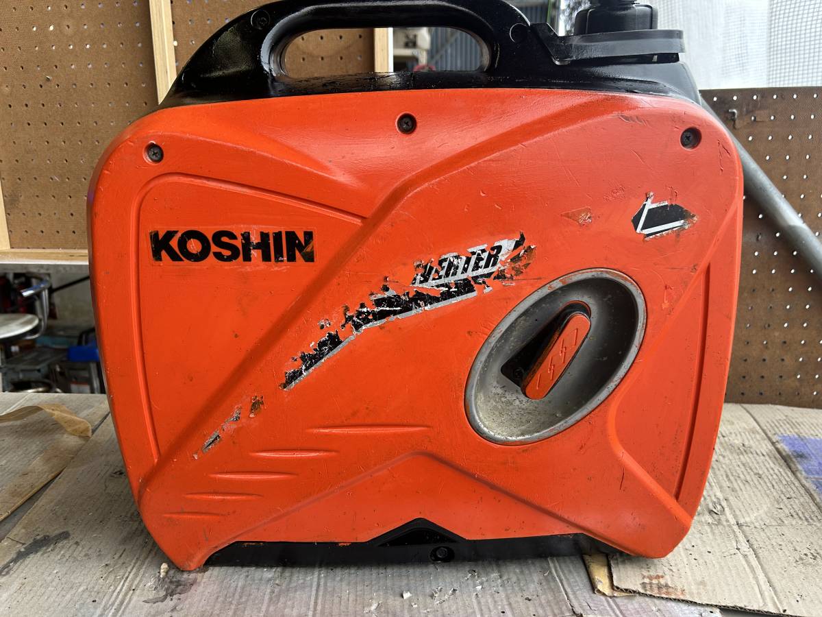 工進 KOSHIN GV-16 Iインバーター 発電機 定格出力1.6kVA 動作確認済み 中古品 ★愛知県★_画像1