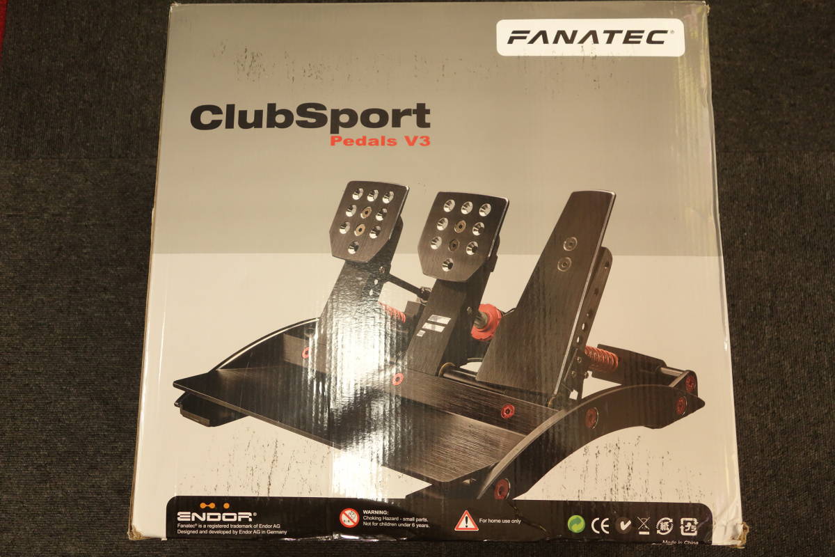 ★FANATEC ClubSport Pedals V3　ファナテック　V3ペダル★_画像1