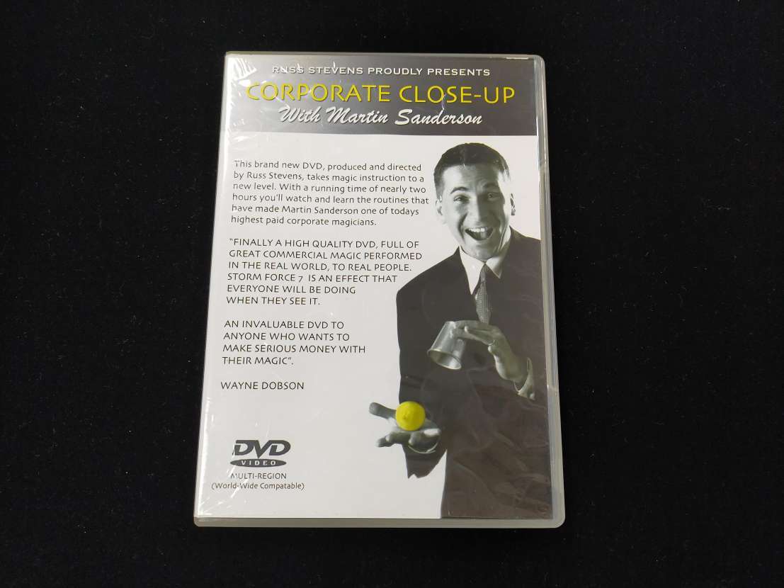 【D136】CORPORATE CLOSE-UP コーポレートクロースアップ コイン チョップカップ お札 DVD マジック 手品の画像1
